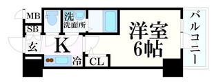 神戸駅 徒歩10分 15階の物件間取画像